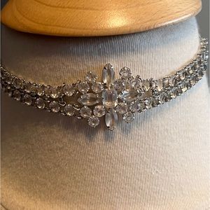 Vintage Rhinestone Choker Necklace